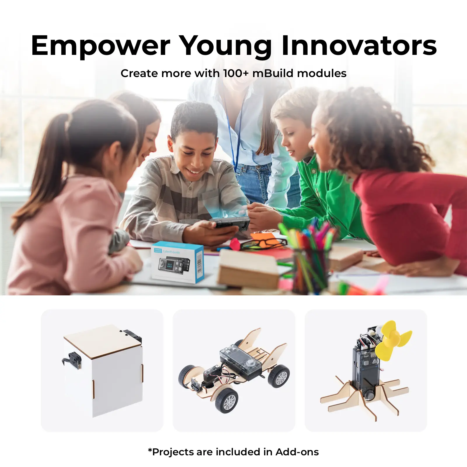 Makeblock CyberPi: Educational Electronics Kits for Beginners to Learn Programming - Image 10