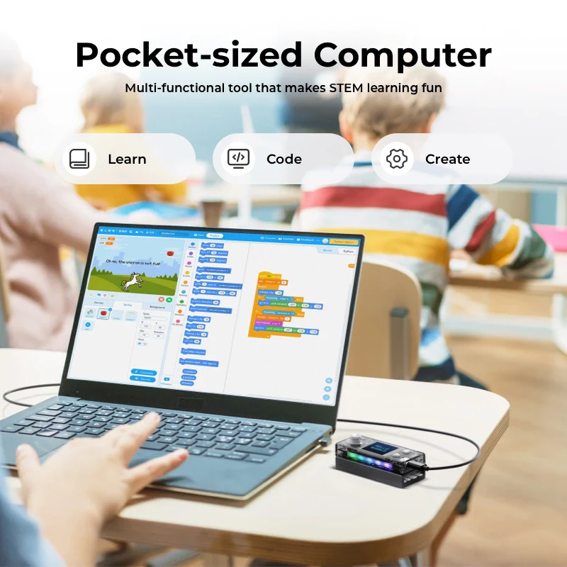 Makeblock CyberPi: Educational Electronics Kits for Beginners to Learn Programming - Image 5