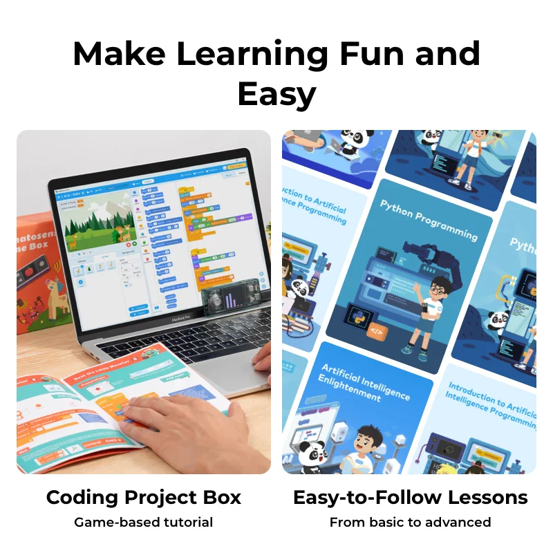 Makeblock CyberPi: Educational Electronics Kits for Beginners to Learn Programming - Image 7