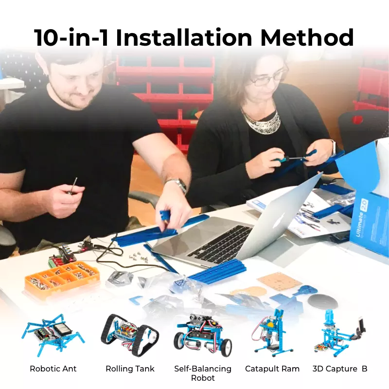 Makeblock mBot Ultimate 10-in-1 Robotics Class Pack for Schools & Groups - Image 3