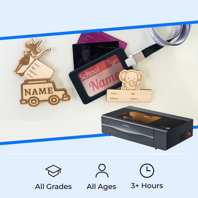 DIY Name Tag with xTool P2