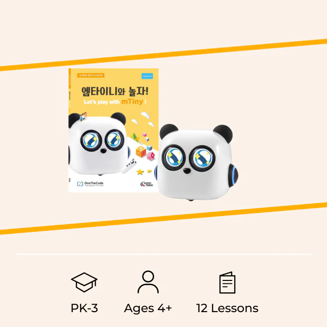 Let's Play with mTiny Workbook - Korean